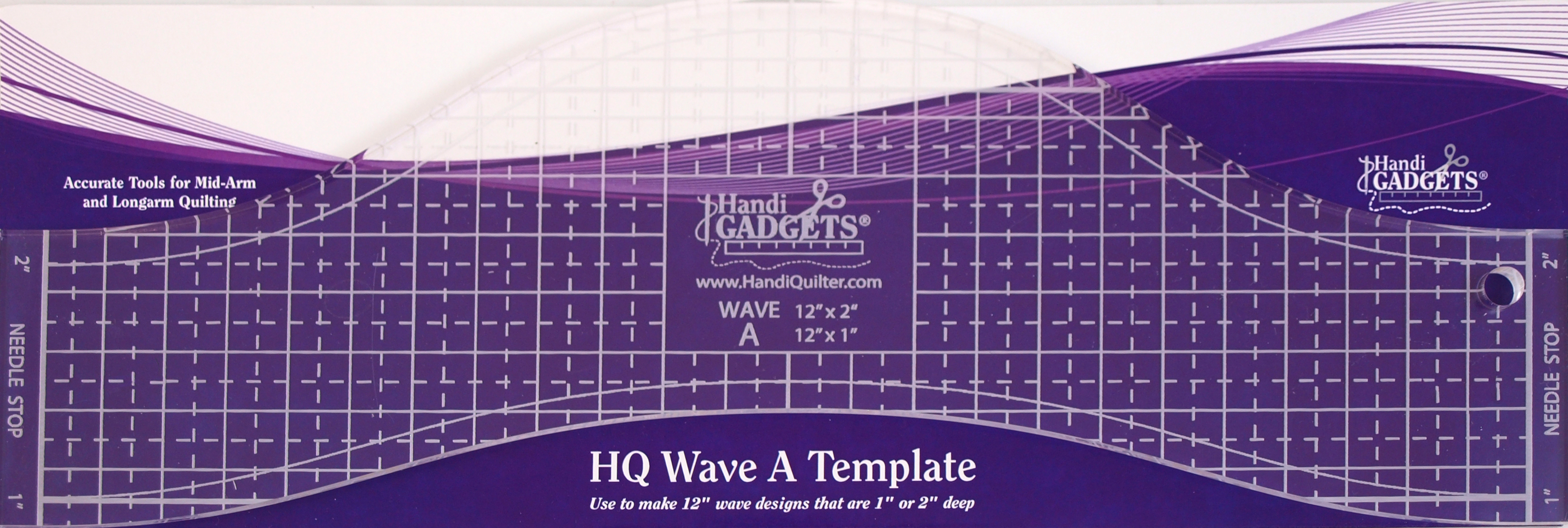 Handi Quilter Canada 🍁 – Ruler HQ Wave A 12″